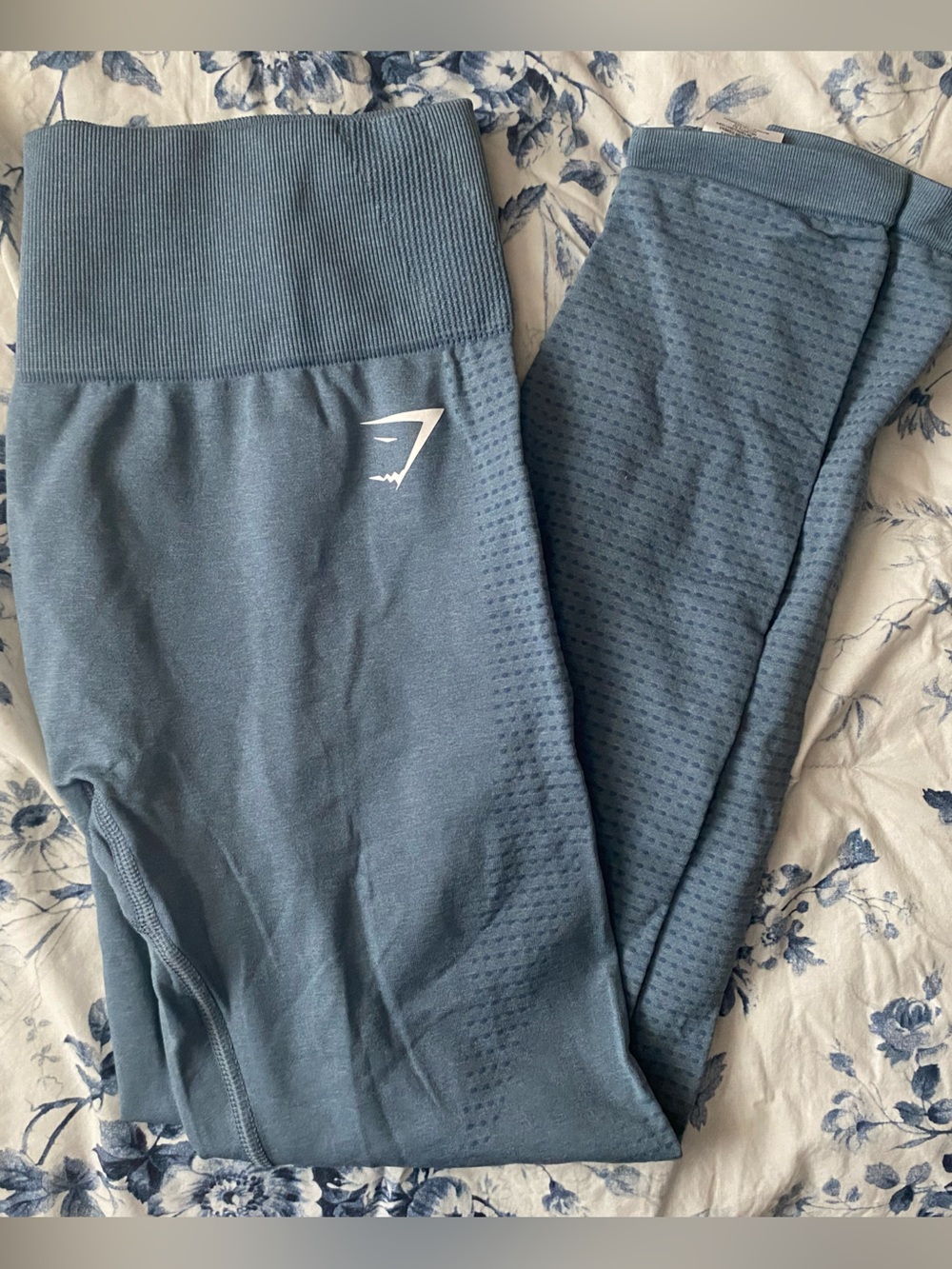 Gymshark Dusty Blue Seamless Leggings